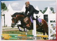 Janyce my pony at the Championnat de France